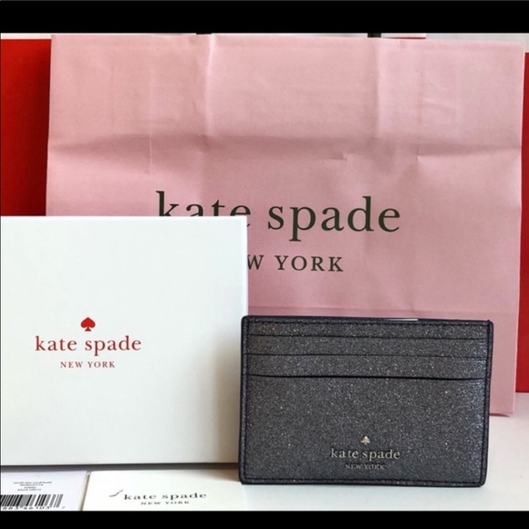 Kate Spade Joeley Glitter Slim CardHolder GiftBox - Picture 4 of 9